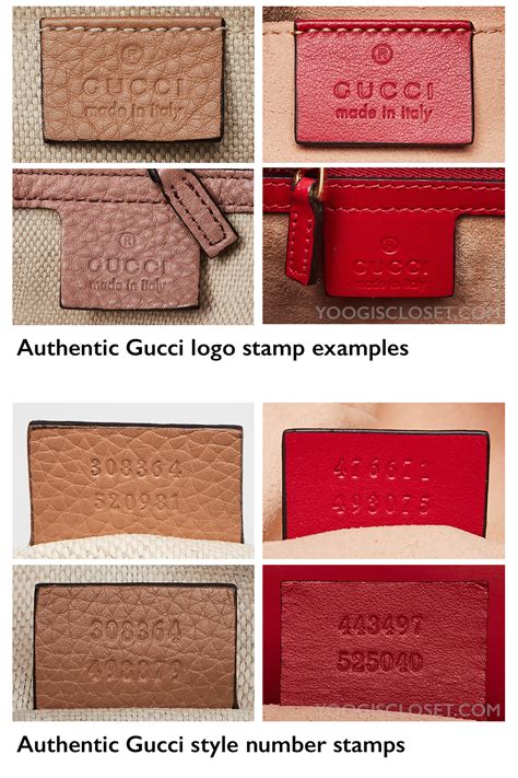 real gucci bag tag|authentic gucci tags.